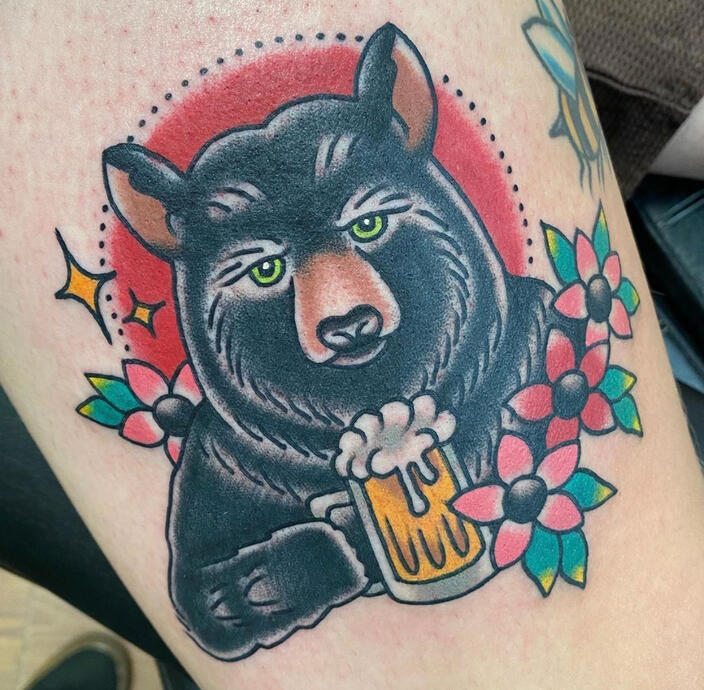 inked by chris rae @ magic cat tattoo