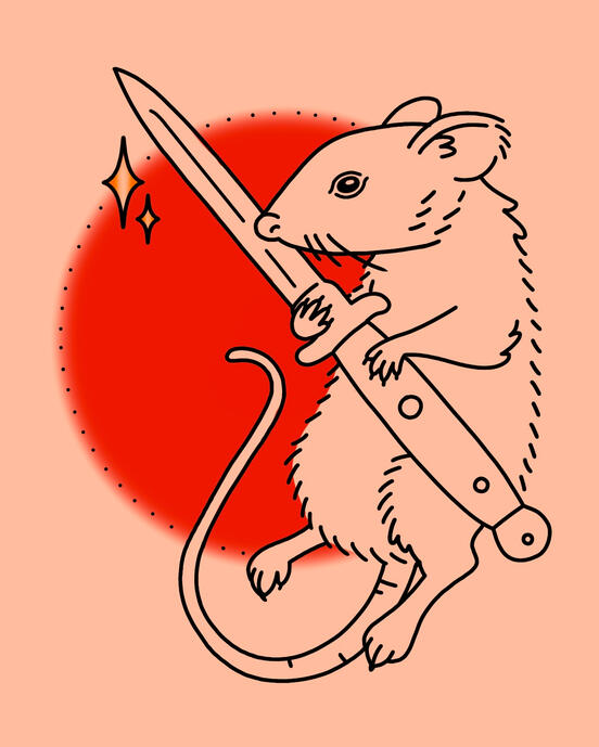 knife rat