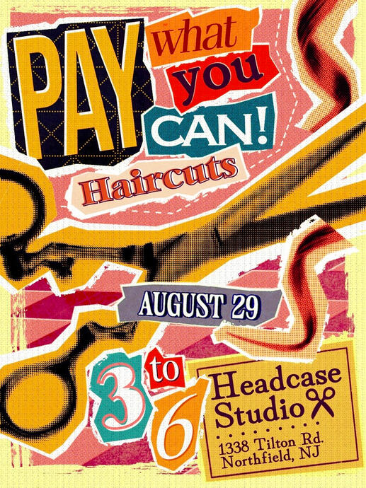 pay what you can @ headcase salon