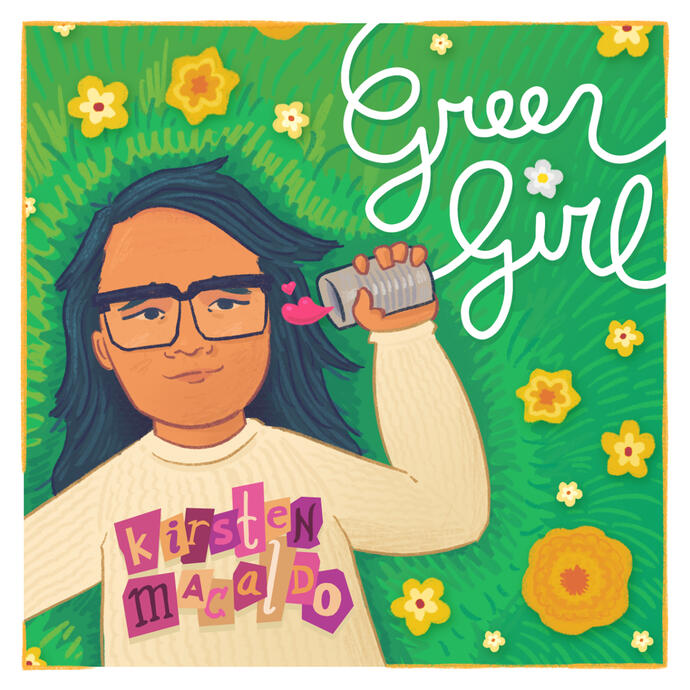 for "green girl" by kirsten macaldo