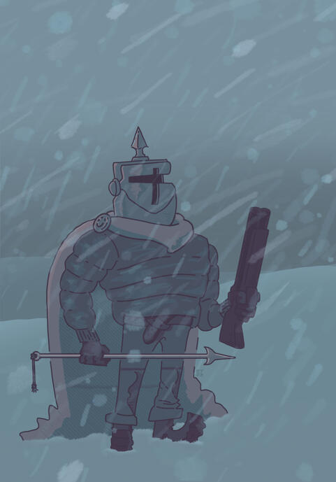 shotgun knight holds the hill